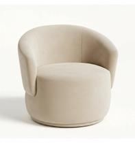 Poltrona Cadeira Decorativa Orgânica Glamour em Veludo