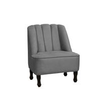 Poltrona Cadeira Decorativa Para Sala de Estar e Quarto Teles Suede