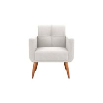 Poltrona Cadeira Decorativa Pés Palito Havana Bege Matrix Poltrona Cadeira Decorativa Pés Palito Havana Bege Matrix