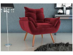 Poltrona Cadeira Decorativa Pés Palito Tóquio Vinho Matrix Poltrona Cadeira Decorativa Pés Palito Tóquio Vinho Matrix