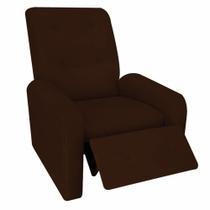 Poltrona Cadeira Do Pai Confortável P/ Idoso Retrátil e Reclinável 03 Posições Para Descanso Senior - Di Menezes Decor