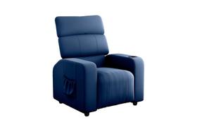 Poltrona cadeira do papai Reclinável porta copo Pulse Azul - Matrix