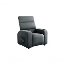 Poltrona Cadeira Do Papai Reclinável Porta Copos Pulse Cinza