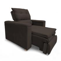 Poltrona Cadeira do Papai Reclinável Retrátil Onix Suede Marrom - Loja Sheep Poltrona Cadeira do Papai Reclinável Retrátil Onix Suede Marrom - Loja Sheep