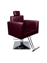 Poltrona/Cadeira EVIDENCE Hidráulica Fixa Base Quadrada para Salão e Barbearia. - RGV Móveis para Salão