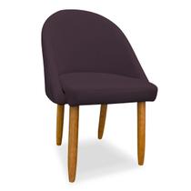 Poltrona Cadeira Lua Veludo Sala de Jantar - Leo Decor