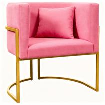 Poltrona / Cadeira Luna Base Metalica SMF DECOR Poltrona / Cadeira Luna Base Metalica SMF DECOR
