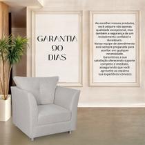 Poltrona Cadeira Luxo Sala,quarto, recepção Lisboa Linho Cinza Claro Poltrona Cadeira Luxo Sala,quarto, recepção Lisboa Linho Cinza Claro