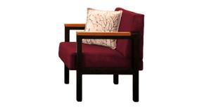 Poltrona Cadeira Minas - Tecido Marsala