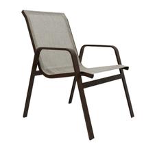 Poltrona Cadeira Modelo Lótus Premium Marrom Fosco, Capuccino