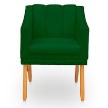 Poltrona Cadeira para Sala Confortável e Moderna Mila Suede