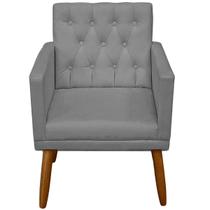 Poltrona Cadeira para Sala de estar Capitone Resistente Escritório Recepção Sala de espera