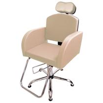 Poltrona Cadeira Salão Beleza Cabeleireiro Madri Fixa Pérola