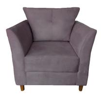 Poltrona Cadeira Sofá Decorativa Isis Sala Estar Salão Beleza Rosê - Dl Decor