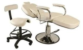 Poltrona Cadeira Top Hidraulica Reclinavel +mocho Sela Poltrona Cadeira Top Hidraulica Reclinavel +mocho Sela