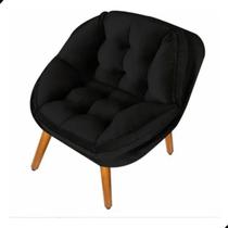 Poltrona California Para Sala Veludo de Amamentação do Papai