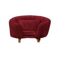 Poltrona Cama Caminha Pet Baby Laddi Veludo Vermelho Dvinn Vermelho Poltrona Cama Caminha Pet Baby Laddi Veludo Vermelho Dvinn Vermelho