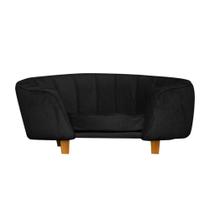 Poltrona Cama Caminha Pet Laddi Veludo Preto Dvinn Preto Poltrona Cama Caminha Pet Laddi Veludo Preto Dvinn Preto