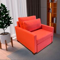 Poltrona Cama Meca_MA que se Transforma em Sofá Cama Solteiro Resistente e Confortável em Sarja Algodão 3022 Poltrona Cama Meca_MA que se Transforma em Sofá Cama Solteiro Resistente e Confortável em Sarja Algodão 3022