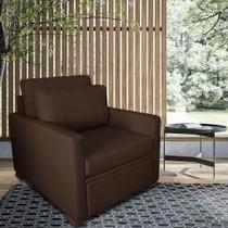 Poltrona Cama Meca_MA que se Transforma em Sofá Cama Solteiro Resistente e Confortável em Sarja Algodão 798