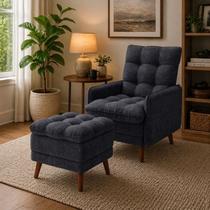 Poltrona Cama Montreal com Puff Poltrona Cama Montreal com Puff