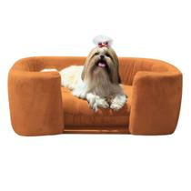 Poltrona Caminha Pet Hanna Luxo - Veludo Cobre Poltrona Caminha Pet Hanna Luxo - Veludo Cobre