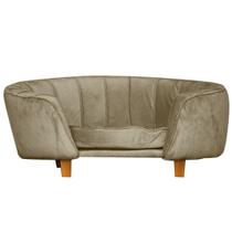Poltrona Caminha Pet Lady - Veludo Cappuccino