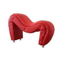 Poltrona Cavalinho Decorativa Cadeira Quarto Namoradeira Vermelha