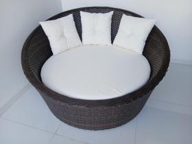 Poltrona Chaise Alumínio e Fibra Área Externa Interna Jardim