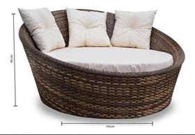 Poltrona Chaise Alumínio e Fibra Área Externa Interna Jardim