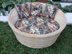Poltrona Chaise Namoradeira Jardim Varanda Área Externa Alumínio e Fibra Sintética Cor Natural Poltrona Chaise Namoradeira Jardim Varanda Área Externa Alumínio e Fibra Sintética Cor Natural