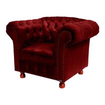 Poltrona Chesterfield Capitone Luis XV Suede Bordo / Decoracao , Sala estar, tv, recepção, barbearia Poltrona Chesterfield Capitone Luis XV Suede Bordo / Decoracao , Sala estar, tv, recepção, barbearia