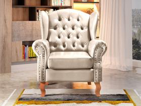 Poltrona Chesterfield Decoração Retrô Vintage Poltrona Chesterfield Decoração Retrô Vintage