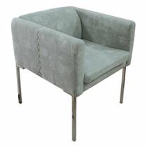 Poltrona Cinza Contemporaneo Design Primeira Linha