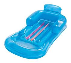 Poltrona Colchão Boia Inflável Bronzear Piscina Férias Luxo