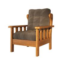 Poltrona com Almofadas 100% Madeira Maciça Poltrona com Almofadas 100% Madeira Maciça