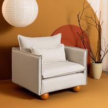 Poltrona com Pé Bolinha Sôma CabeCasa MadeiraOriginals