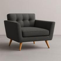 Poltrona Conceito Burn Linho Premium Poltrona Conceito Burn Linho Premium