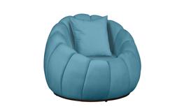 Poltrona Concha + Almofada Veludo Azul Turquesa Poltrona Concha + Almofada Veludo Azul Turquesa
