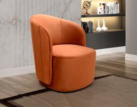 Poltrona Concha Stela Decoração Moderna Sala, Recepção, Escritório