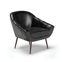 Poltrona Corano Pés Palito Ferro Preto