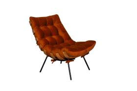 Poltrona Costela Luxo Dora Bela