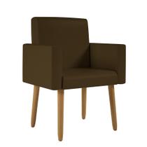 Poltrona Couro material sintético Para Salão Balaqui Decor