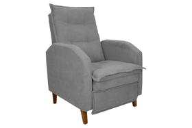 Poltrona da Mamãe Amamentação Reclinavel Yaris Cinza Matrix