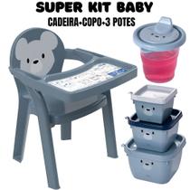 Poltrona de Alimentação Infantil Portátil Cadeira Refeição Plasutil Para Bebê Com Bandeja Para Colorir - Azul e Rosa Cor Poltrona de Alimentação Infantil Portátil Cadeira Refeição Plasutil Para Bebê Com Bandeja Para Colorir - Azul e Rosa Cor