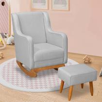 Poltrona De Amamentação Bianca Balanço Puff Poltrona De Amamentação Bianca Balanço Puff