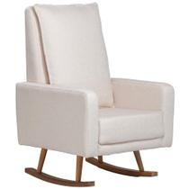 Poltrona De Amamentação Com Balanço Base Milka Noah D02 Bouclê Off White B-114 - Lyam Decor Poltrona De Amamentação Com Balanço Base Milka Noah D02 Bouclê Off White B-114 - Lyam Decor
