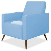 Poltrona de Amamentação Gabi material sintético Azul Bebe Poltrona de Amamentação Gabi material sintético Azul Bebe