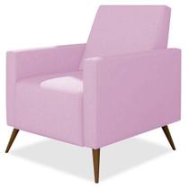 Poltrona de Amamentação Gabi material sintético Rosa Poltrona de Amamentação Gabi material sintético Rosa