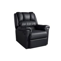 Poltrona de Amamentação Sala Reclinável Vermont Classic Zero Wall Giro e Balanço Courano Preto - Probel